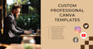 design canva templates, logo, flyer or anything you need