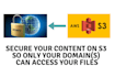 setup your amazon s3 account  AWS