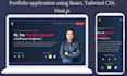 be your front end web developer using HTML, CSS, tailwind CSS, react, next js