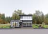 render exterior spaces for houses, cafes, and retail
