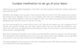 write guided meditation scripts