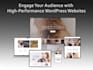 create clean and modern wordpress website design