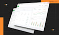 create insightful dashboard ui ux design for saas web app