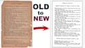 repair and restore fix old, damaged signatures, documents