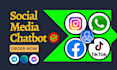 create chatbot for social media and website
