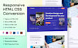 convert figma to html css, xd to html, psd to html css, responsive website