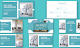 design powerpoint template real estate, company presentation