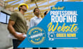 build construction company website roofing landing page roofing website