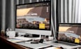 create a responsive website using HTML and CSS