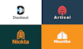 do geometric and polygonal logo design