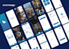 design creative and modern mobile app UI UX for android and IOS