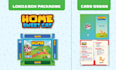 draw custom board game design asset for you