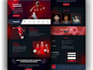create football academy website, soccer academy website, sport website