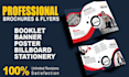 design business brochure bifold, trifold and marketing flyer