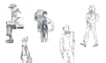 craft a simple freehand sketch from your references