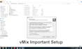 install vmix and configure your live stream