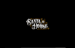 santa clause house logo design