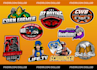 design a creative cartoon mascot logo