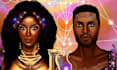 draw beautiful african american character illustration