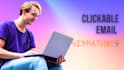 code clickable html email signature for gmail, outlook email