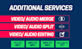 convert mp4,mkv, and flv files to mp3 or mp4
