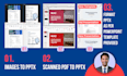 convert PDF to editable powerpoint or ms word and format documents