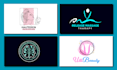 design natural health, massage therapy, beauty, fitness, and yoga logo