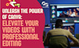 do professional canva video editing and facebook ads design