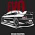 create a black and white vector illustration for your car