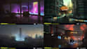 make environment painting for movie scene and games