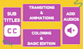 edit your videos professionally with subtitles, effects, and color