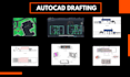 draft architectural and structural drawings in autocad, draftsman, cad drafter