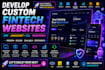 develop custom fintech websites PHP javascript CSS  wordpress