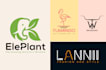 do unique and professional logo design with copyright
