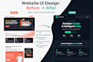 design a modern website UI in figma for your business