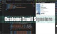 create clickable html email signature