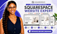 build squarespace website design or redesign squarespace website development