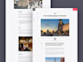 create an awesome blogging site with HTML,CSS and js