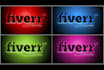 create 2 cool 3d glowing logo intros