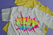create custom graffiti and typography t shirt design