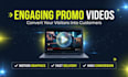 create engaging chrome extension promotional video, website video and app promo