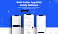 create a clean website page and mobile app UI design