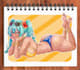 draw an anime style art illustration stickers nsfw, fanart,