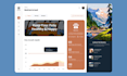 design dashboard, web app, CRM and admin panel UI