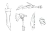 draw professional 2d game props, item, or assets you need