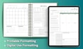 design your professional printable or digital planner