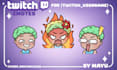 create cute chibi twitch emotes