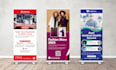 design roll up banner, x banner, advertising banner