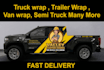 do vehicle wrap decal for van wrap car wrap ,bus wrap , truck and trailer