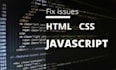 design a custom website in HTML, CSS, and javascript
